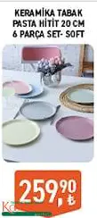 KERAMİKA TABAK PASTA HİTİT 20 CM 6 PARÇA SET-SOFT KERAMİKA TABAK PASTA HİTİT 20 CM 6 PARÇA SET-SOFT